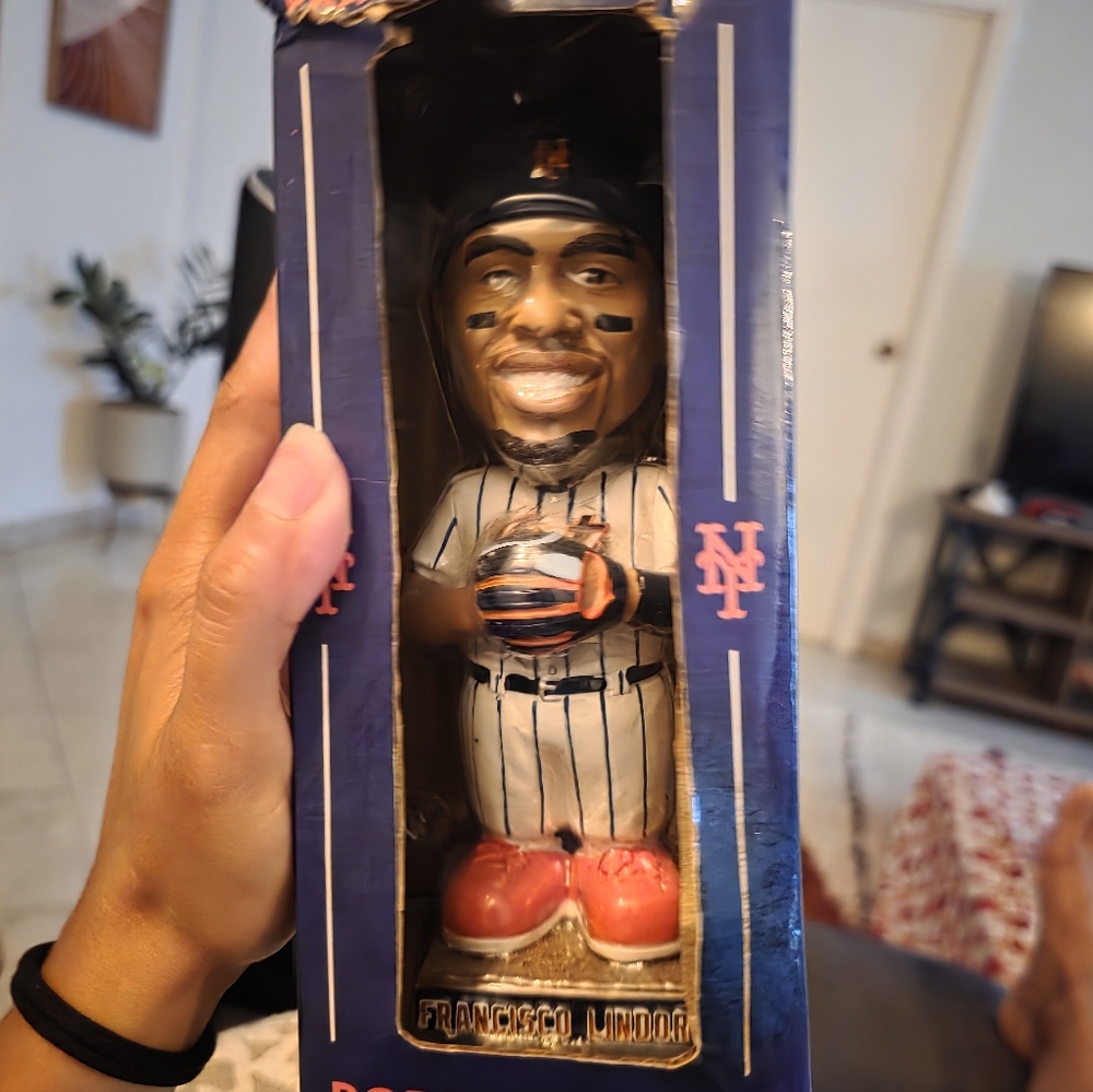 MLB New York Mets Francisco Lindor Limited Edition Bobble Gnome 2022
